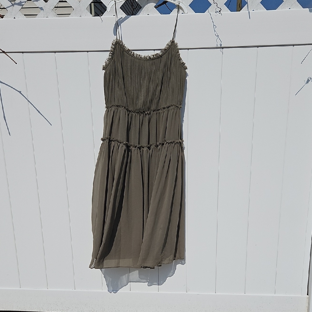 Banana Republic Olive Midi Dress